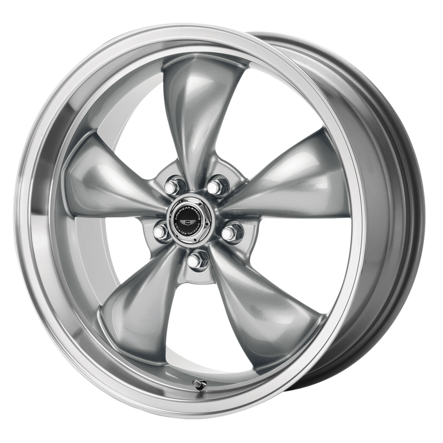 AMERICAN RACING AR105M TT-M ANTHRACITE W/ MACHINED LIP