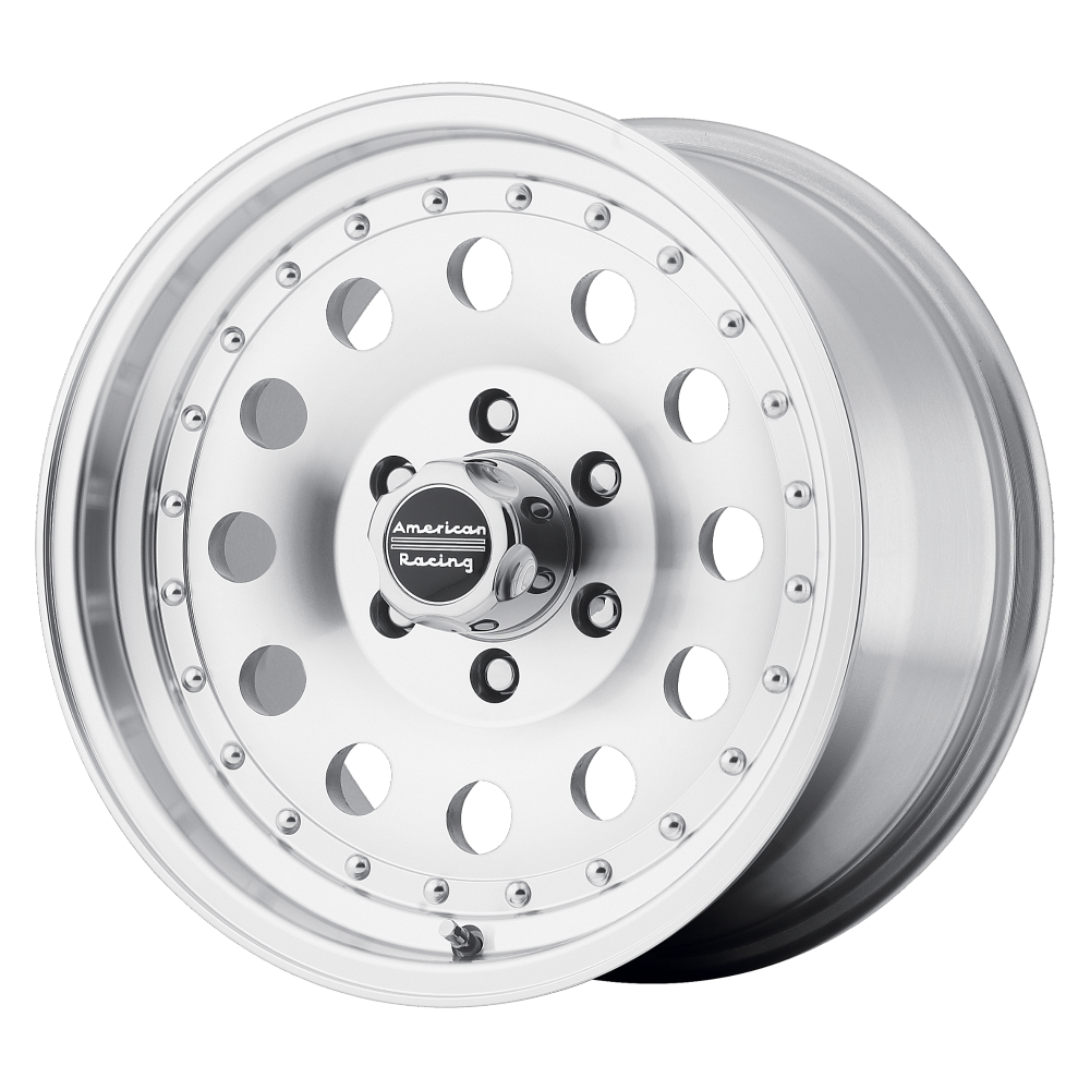 AMERICAN RACING AR62 OUTLAW II MACHINED W/ CLEAR COAT