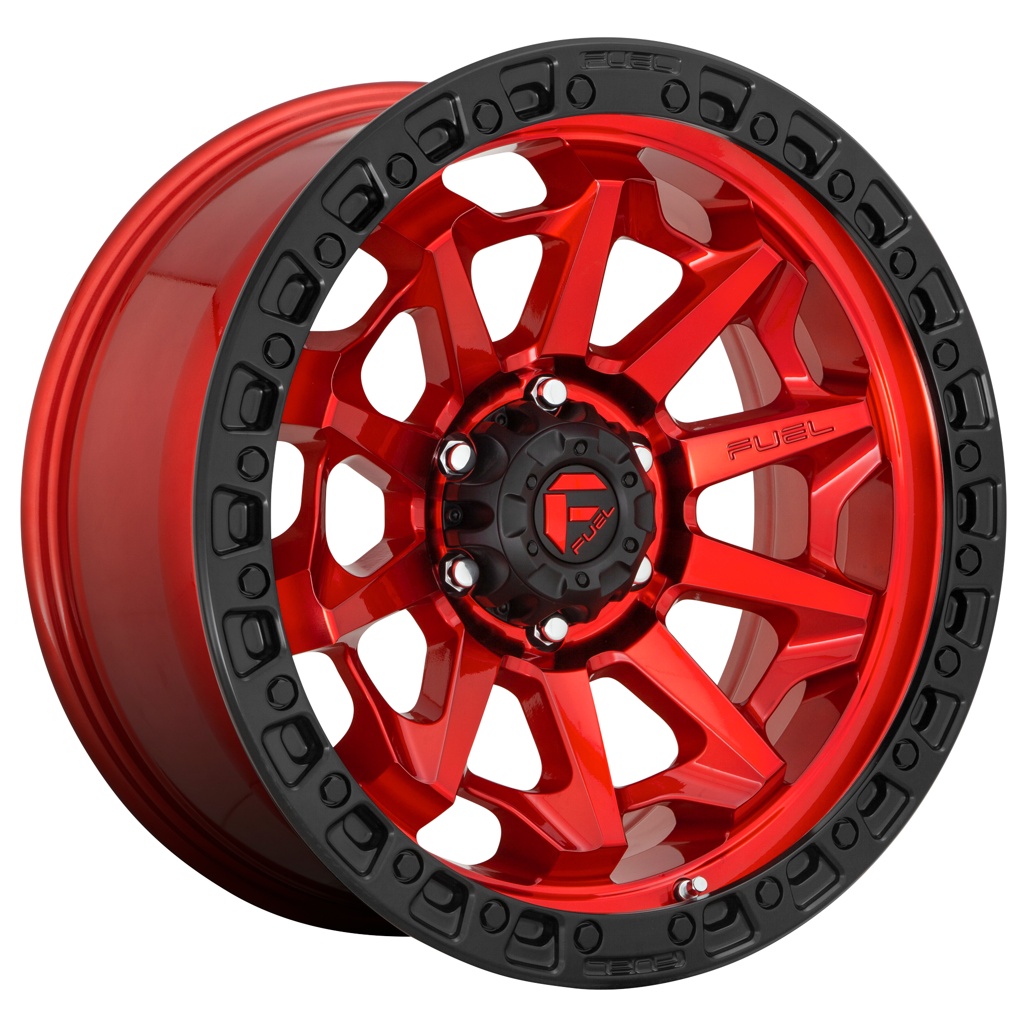 Fuel 1PC COVERT CANDY RED W/ BLACK BEAD RING