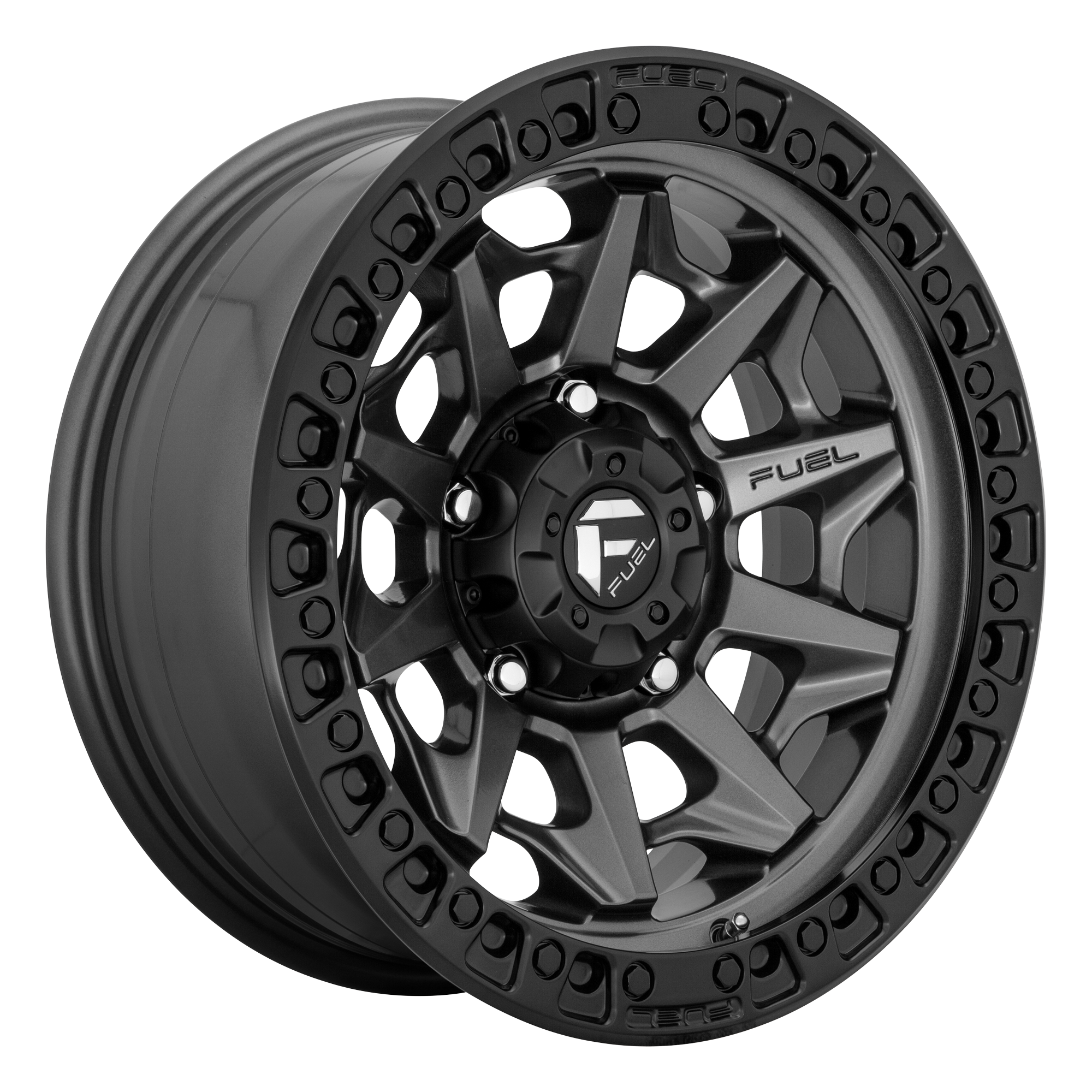 Fuel 1PC COVERT MATTE GUNMETAL BLACK BEAD RING