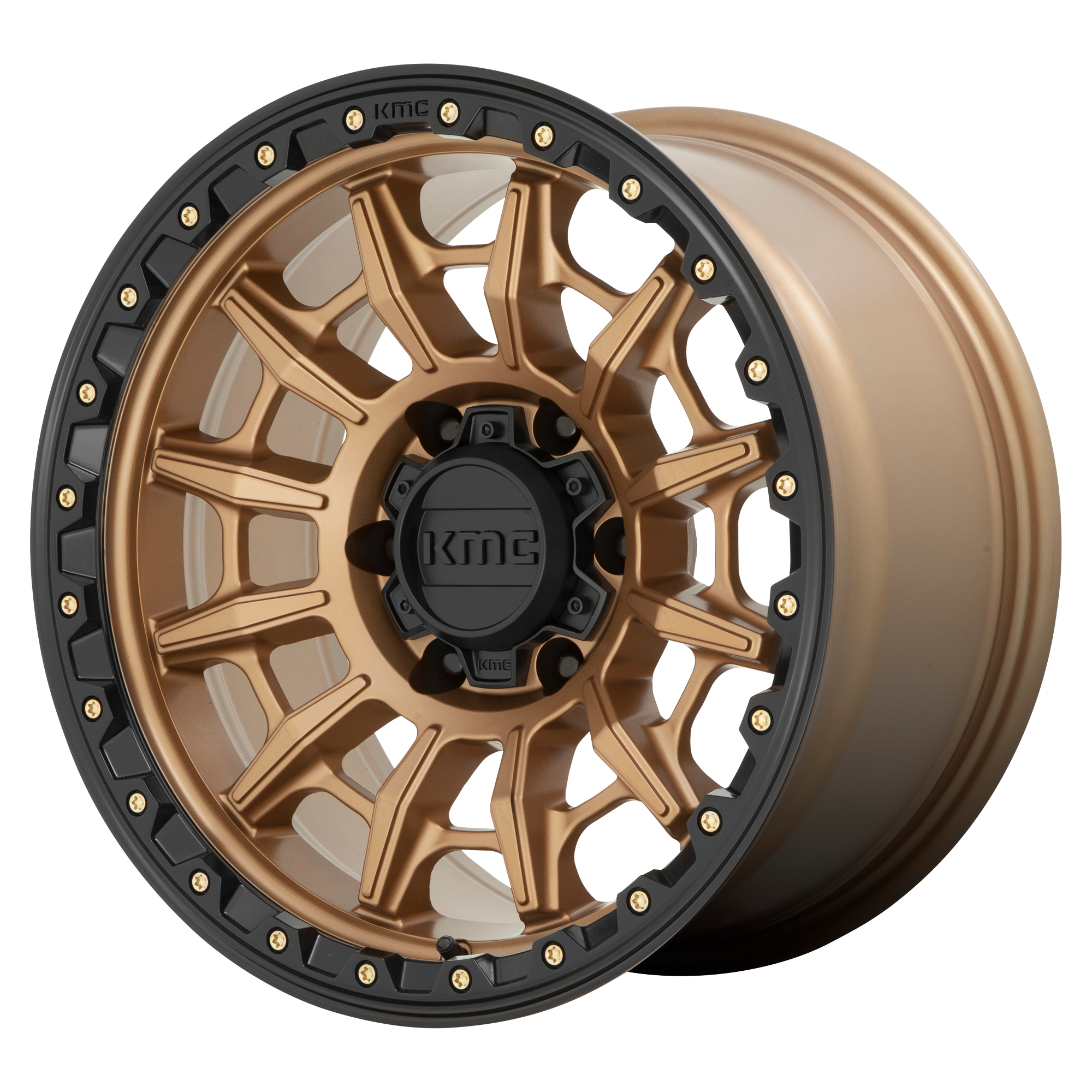 KMC KM547 MATTE BRONZE W/ BLACK LIP