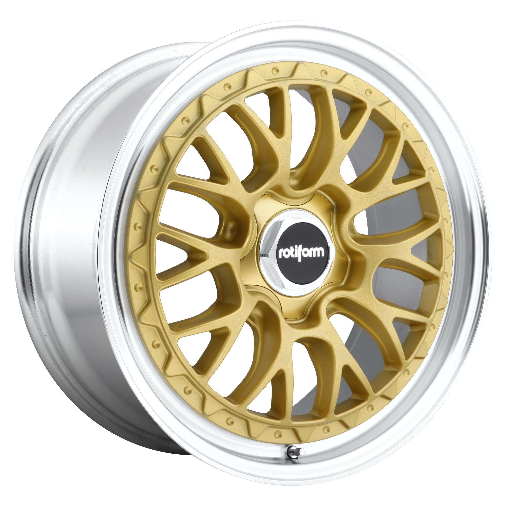 Rotiform LSR MATTE GOLD MACHINED