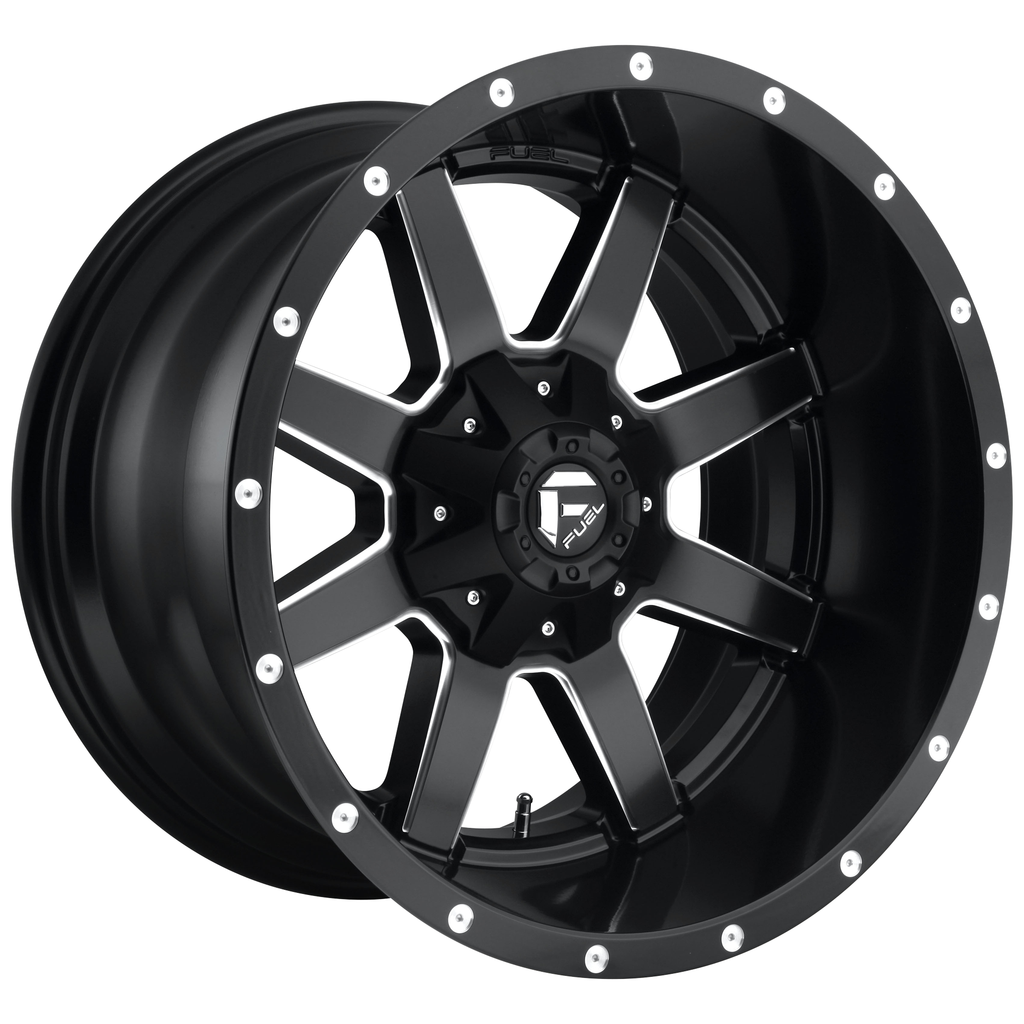Fuel 1PC MAVERICK MATTE BLACK MILLED
