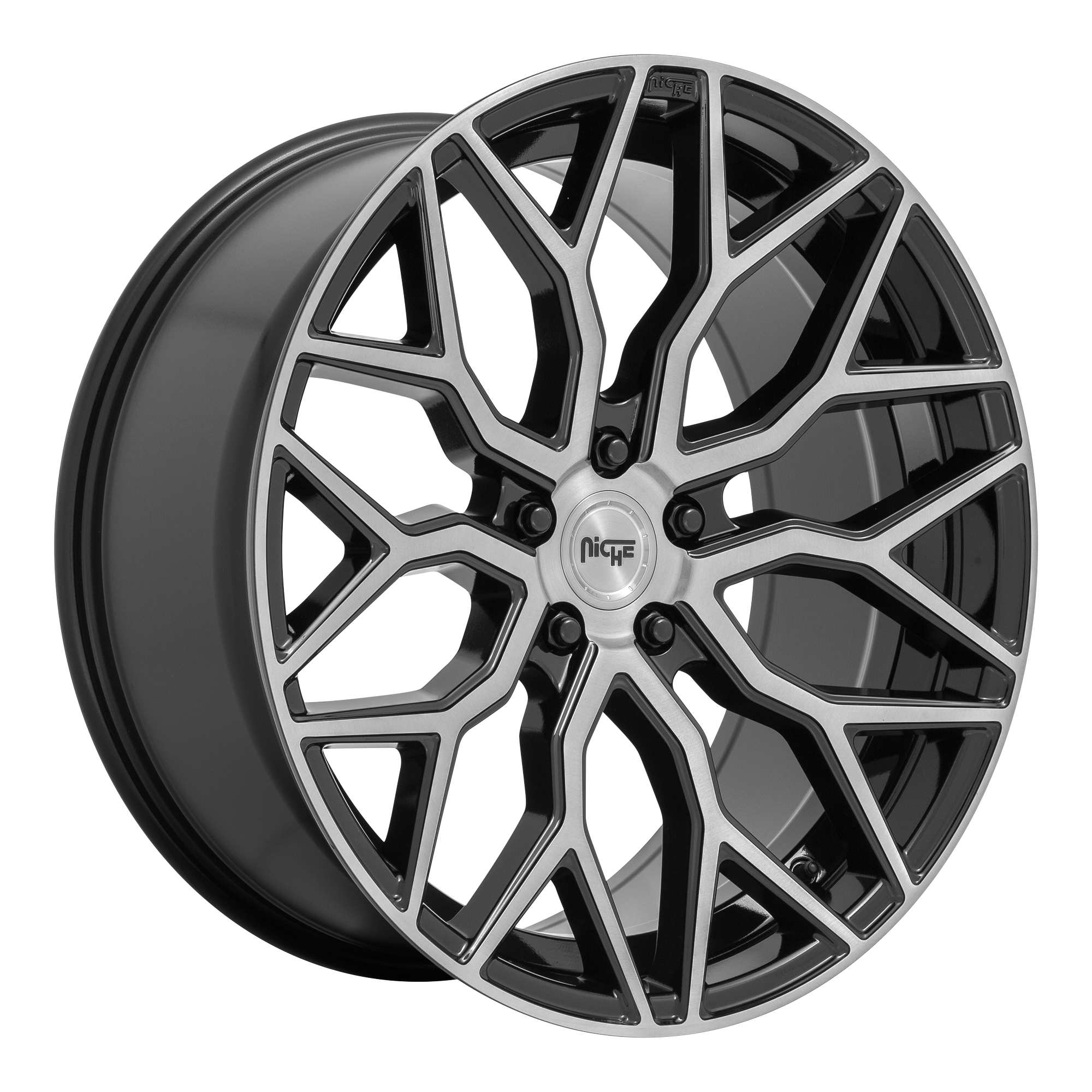 Niche 1PC MAZZANTI GLOSS BLACK W/ BRUSHED FACE