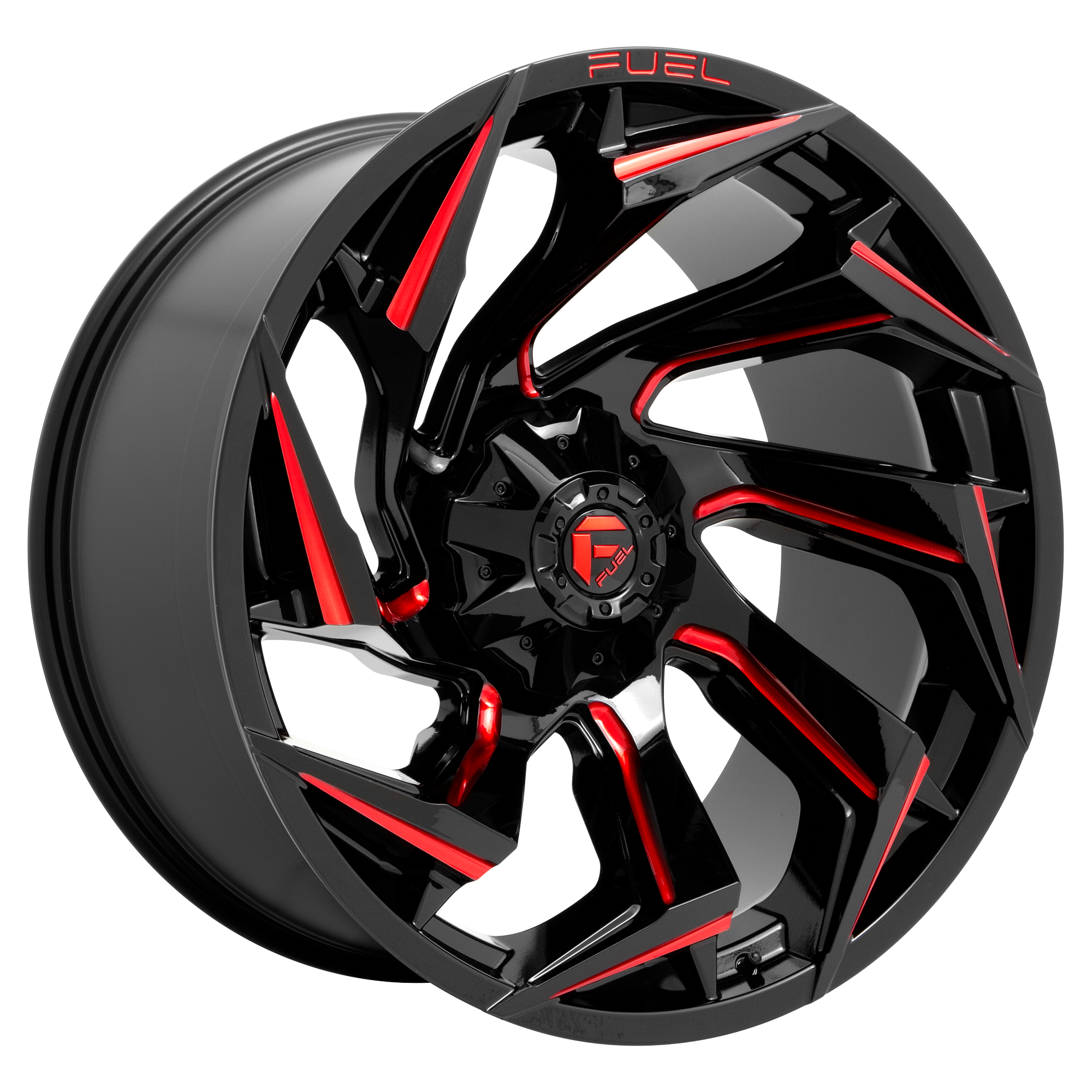 Fuel 1PC REACTION GLOSS BLACK MILLED W/ RED TINT