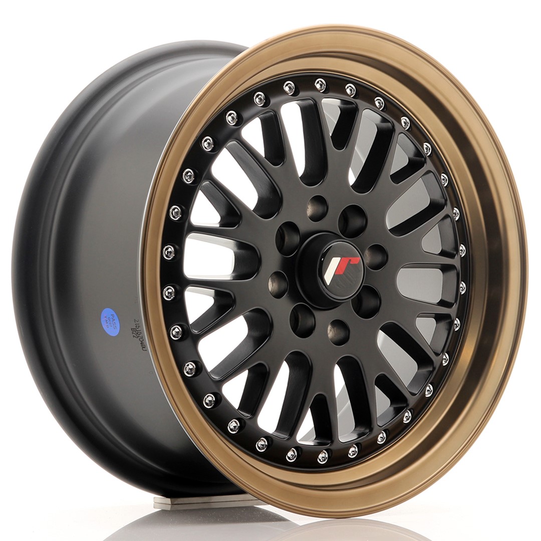 JAPAN RACING JR10 JR10 Matt Black w- Bronze Lip Matt Black w/ Bronze Lip