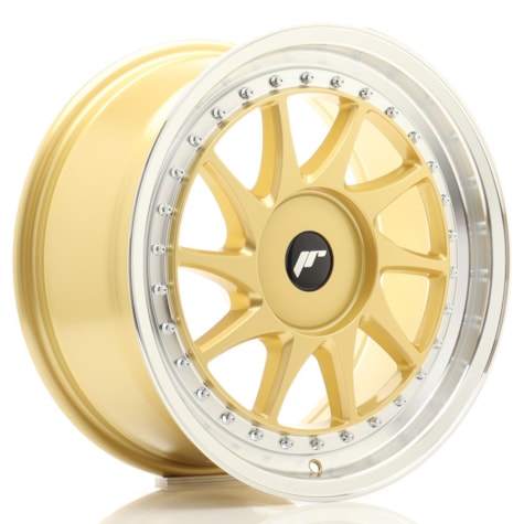 JAPAN RACING JR26 JR26 Gold w- Machined Lip Gold w/ Machined Lip
