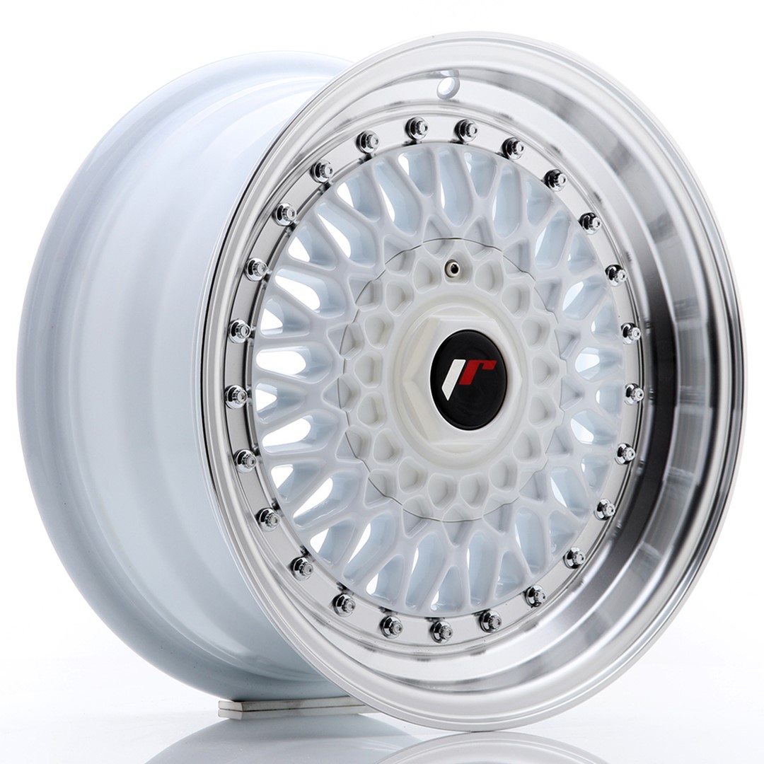 JAPAN RACING JR9 JR9 White w- Machined Lip White w/ Machined Lip