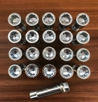 JR Tuner M14x1,25x45 silver incl nøgle(488)