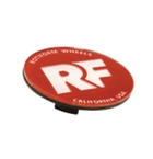 Rotiform RF Centerkapsel Rød Med Sølv RF(32170RC)