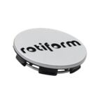 Rotiform Centerkapsel Sølv Med Sort Rotiform(1003-40SB) Rotiform Centerkapsel Sølv Med Sort Rotiform(1003-40SB)
