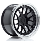 JAPAN RACING JR40 JR40 Gloss Black w- Machined Lip 18"(5902211973508) JAPAN RACING JR40 JR40 Gloss Black w- Machined Lip 18"(5902211973508)