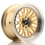 JAPAN RACING JR10 JR10 Gold w- Machined Lip 15"(5902211902997) JAPAN RACING JR10 JR10 Gold w- Machined Lip 15"(5902211902997)