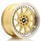 JAPAN RACING JR26 JR26 Gold w- Machined Lip 16"(5902211975991) JAPAN RACING JR26 JR26 Gold w- Machined Lip 16"(5902211975991)
