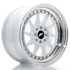 JAPAN RACING JR26 JR26 White w- Machined Lip 16"(5902211976059) JAPAN RACING JR26 JR26 White w- Machined Lip 16"(5902211976059)