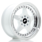 JAPAN RACING JR6 JR6 White w- Machined Lip
